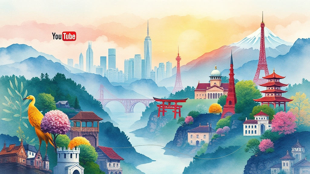 국가별 가격 비교, 얼마나 차이날까? (watercolor 스타일)