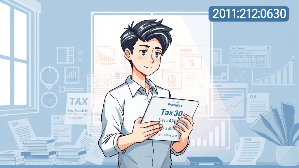 스마트택스, 똑똑하게 활용하기! (illustration 스타일)