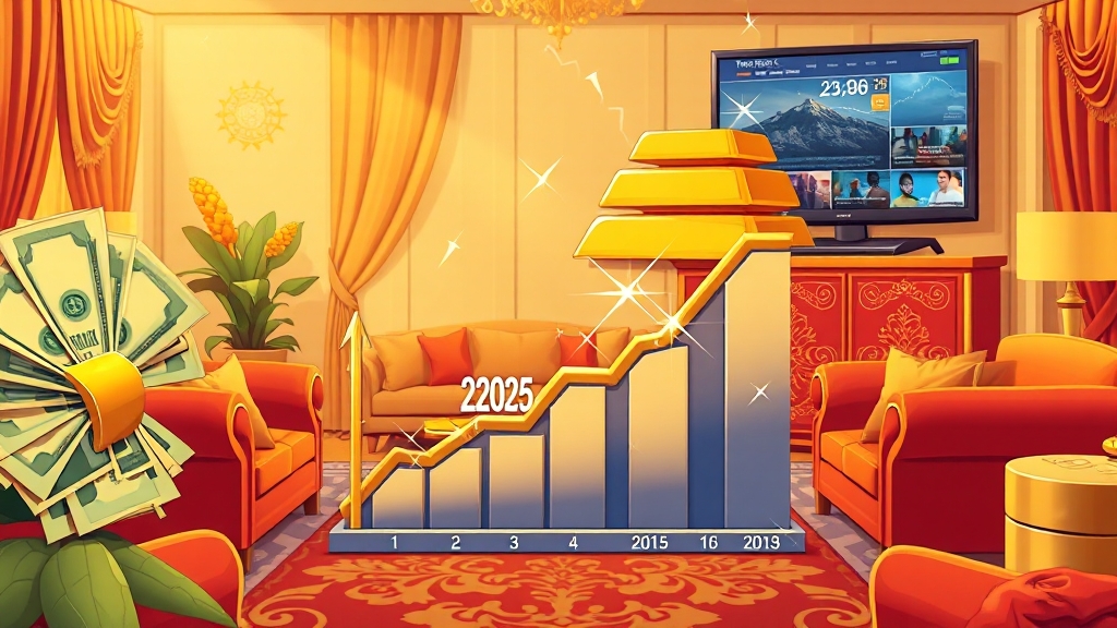 2025년 순금 한 돈 시세 (cartoon 스타일)