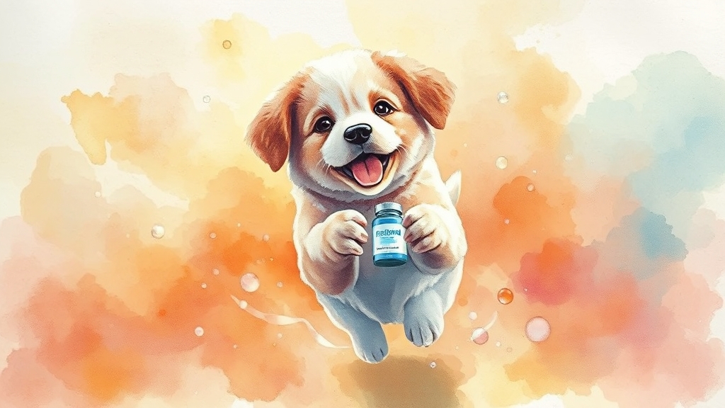 눈 건강 영양제와 홈케어 (watercolor 스타일)