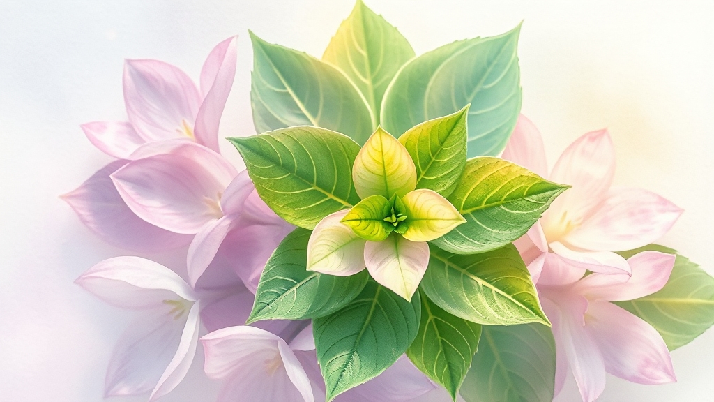 콜레스테롤 개선 및 대사 증후군 완화 (watercolor 스타일)