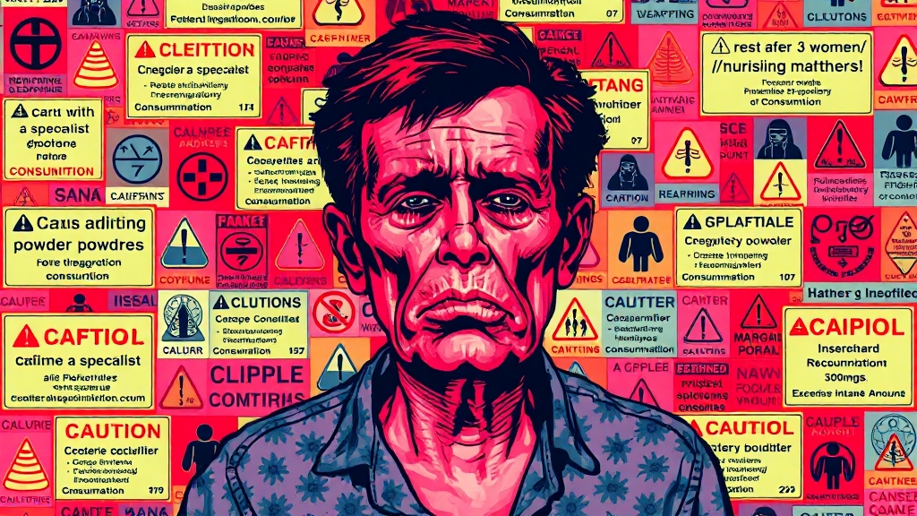 시서스가루 복용 시 주의사항 (popart 스타일)