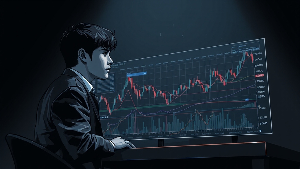 인텔 주가, 현재 상황은? (illustration 스타일)