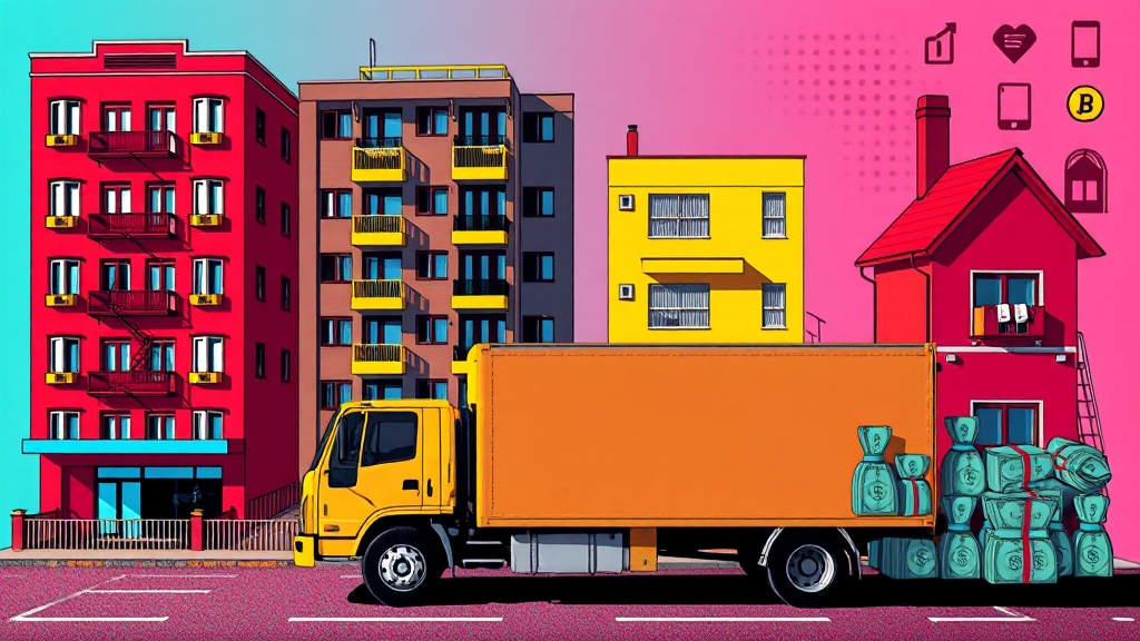 우리 집 평수, 이사 비용은 얼마? 🏠 (popart 스타일)