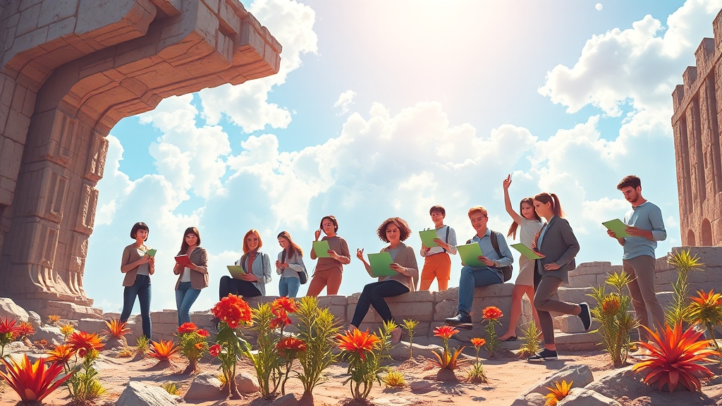 메가존클라우드 주요 교육 과정 (illustration 스타일)