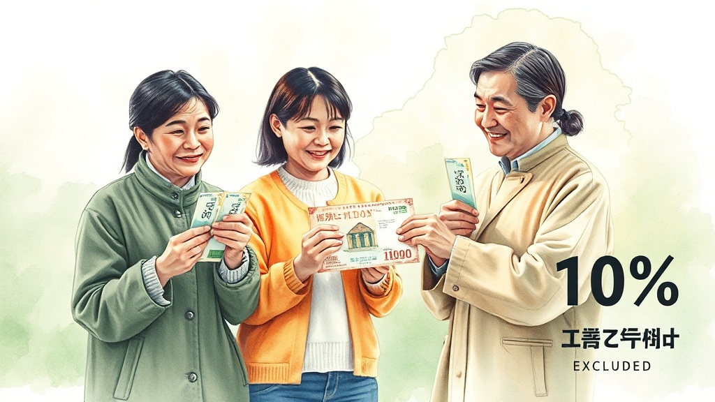 누가, 얼마나 받을 수 있나? (watercolor 스타일)