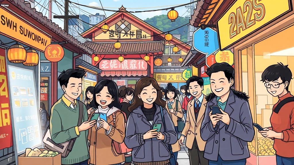 수원페이 활용 꿀팁 (cartoon 스타일)