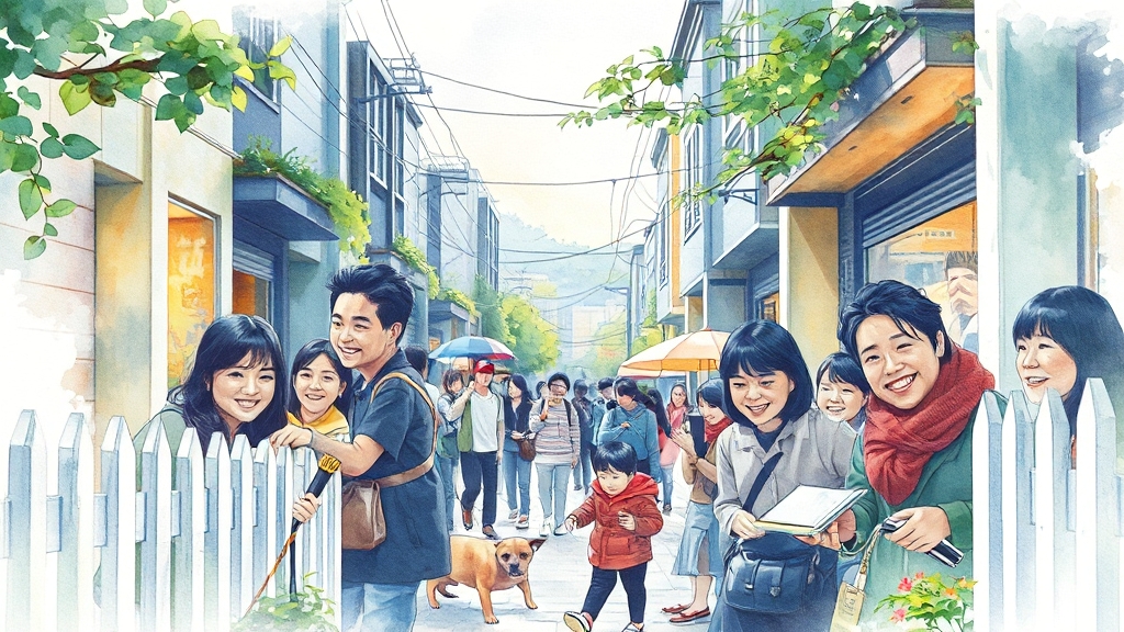 지역 경제 활성화, 어떻게 기여할까? (watercolor 스타일)