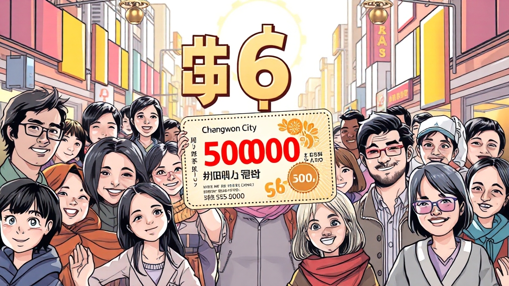 소비쿠폰 정책 개요 (illustration 스타일)