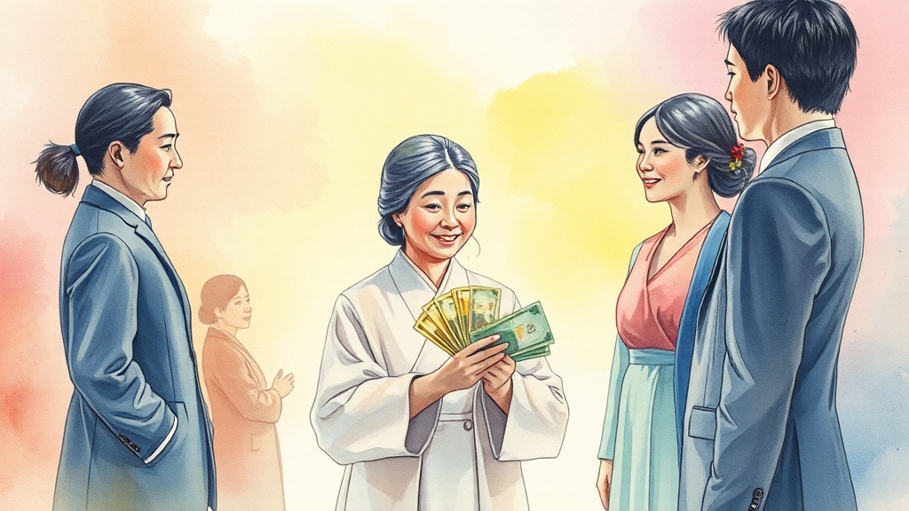 누가, 얼마나 받을 수 있나? (watercolor 스타일)