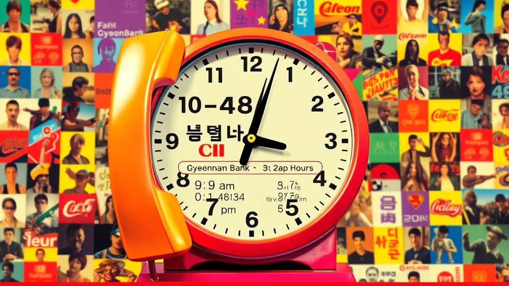 고객센터 운영시간 및 영업시간 상세 확인 (popart 스타일)