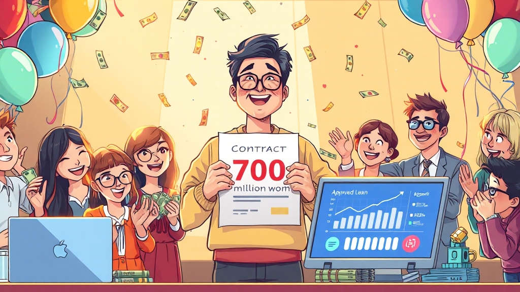 아파트 담보대출 성공 후기 (cartoon 스타일)