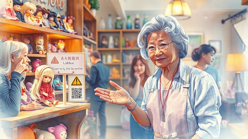 가품 문제: 위험성과 예방 (watercolor 스타일)