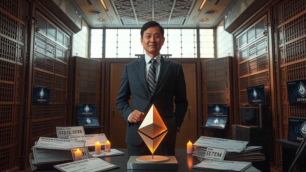 이더리움 트레저리 전략 (realistic 스타일)