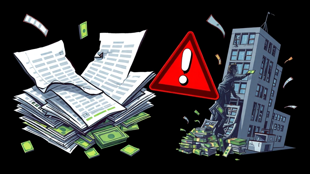 분식회계 사례 분석 (cartoon 스타일)