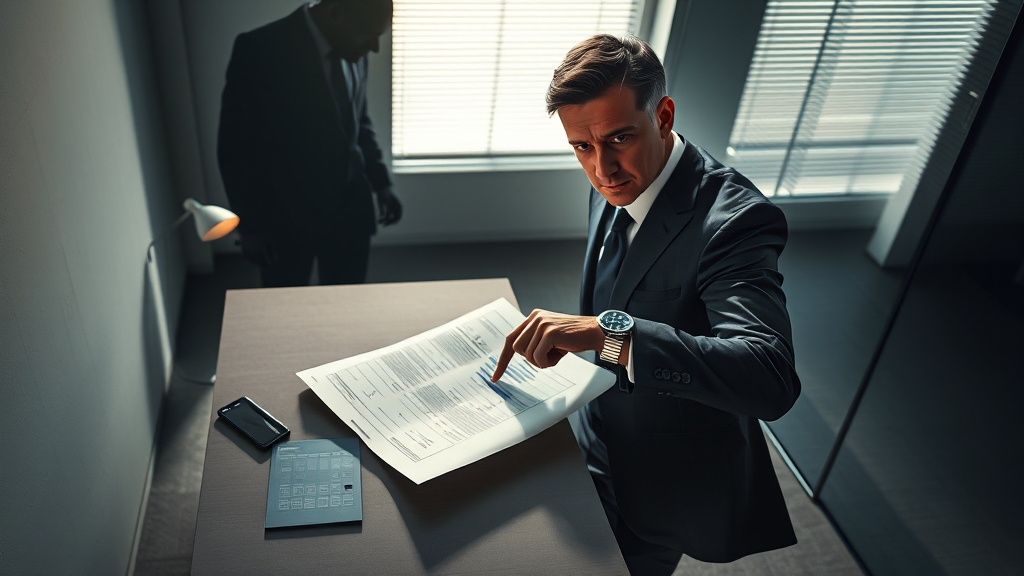 기업은 왜 숫자를 속이는가? (realistic 스타일)