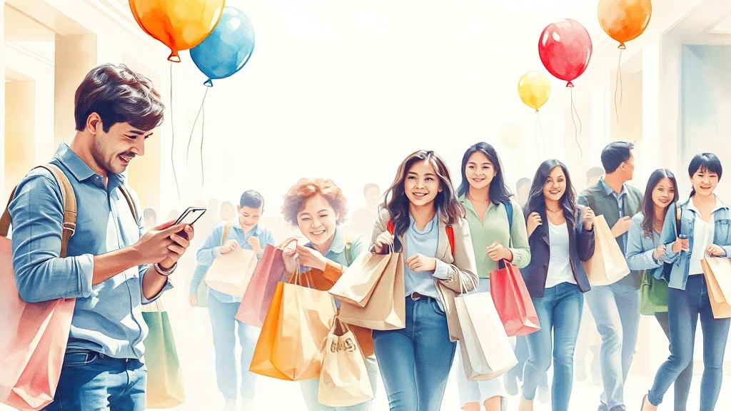 유니클로 쇼핑 전략 (watercolor 스타일)