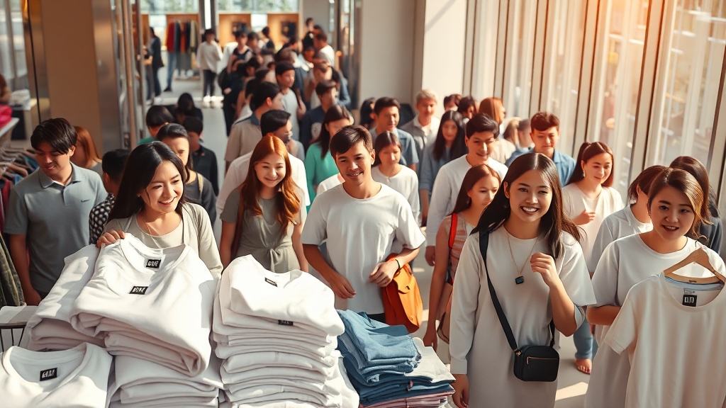 유니클로 실적 분석 (realistic 스타일)