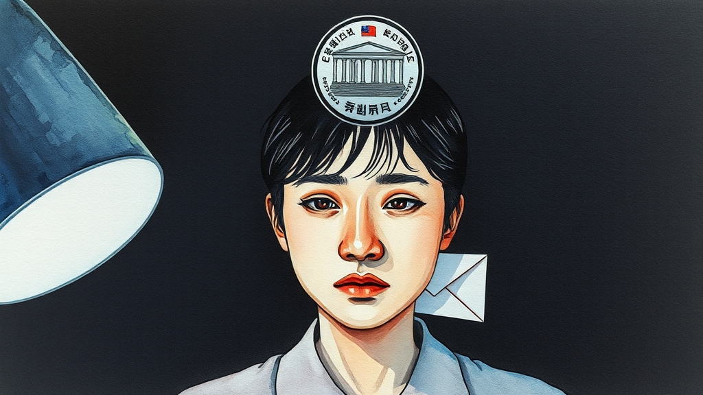 교묘해진 사기 수법 (watercolor 스타일)