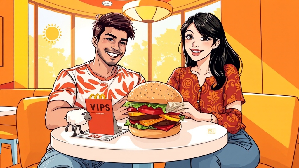 빕스 50% 할인, 이용 조건 & 유의사항 (illustration 스타일)