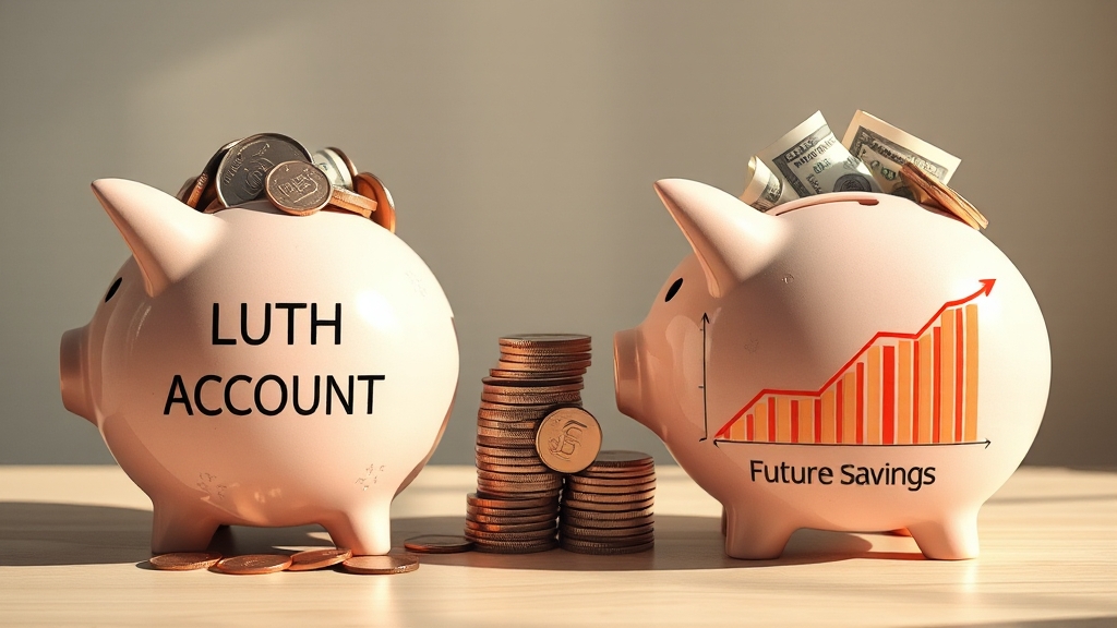 도약계좌 vs 미래적금, 뭐가 다를까? (realistic 스타일)