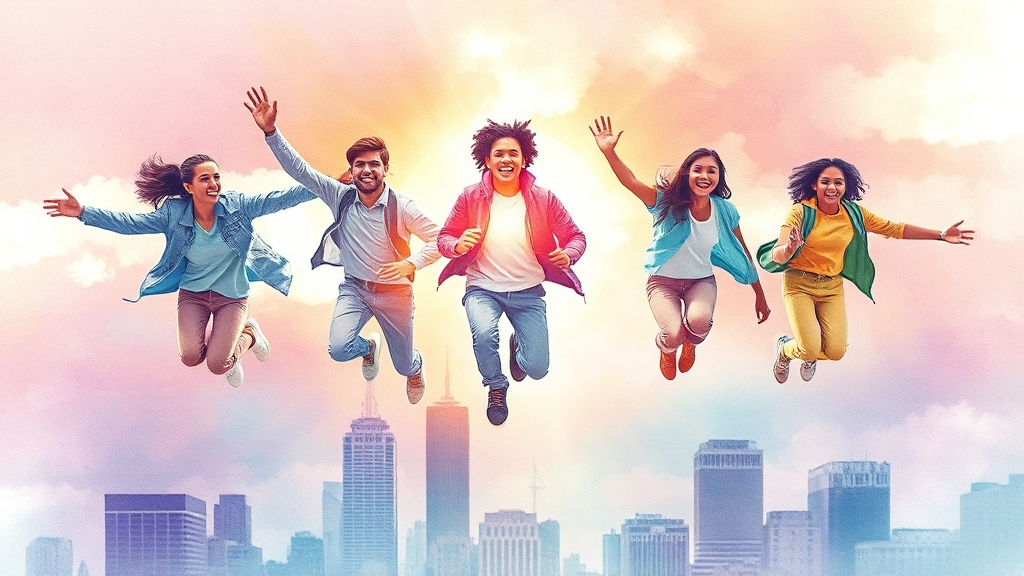 청년 자산 형성 정책의 미래 (watercolor 스타일)