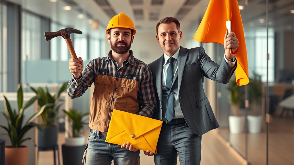 노란봉투법, 누구를 위한 법인가? (realistic 스타일)