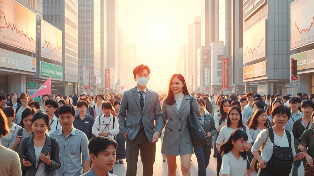 경제 회복, 주요 동력은? (realistic 스타일)