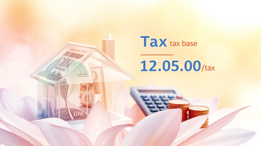 재산세 계산 방법 (watercolor 스타일)