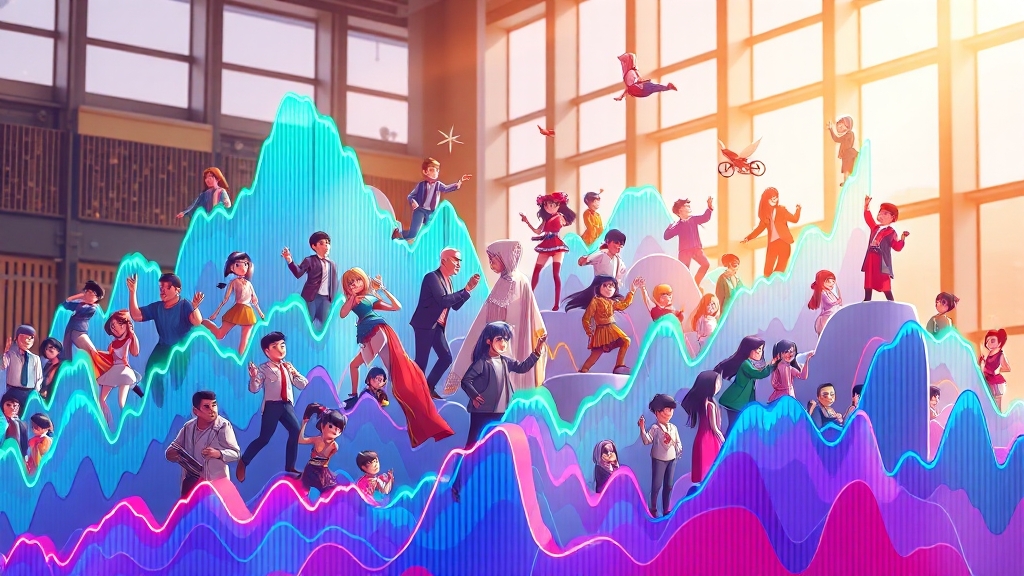 네이버웹툰 IPO와 시장 변화 (realistic 스타일)