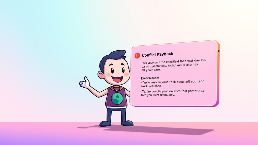 신청 오류 원인 및 해결 (cartoon 스타일)