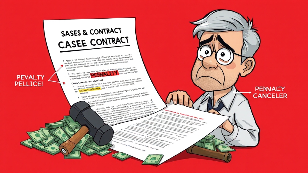 분양 계약 해지, 왜 중요할까? (cartoon 스타일)