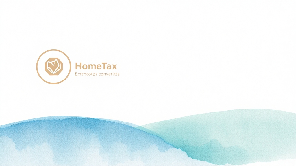 양도세, 간편하게 신고하는 법 (watercolor 스타일)