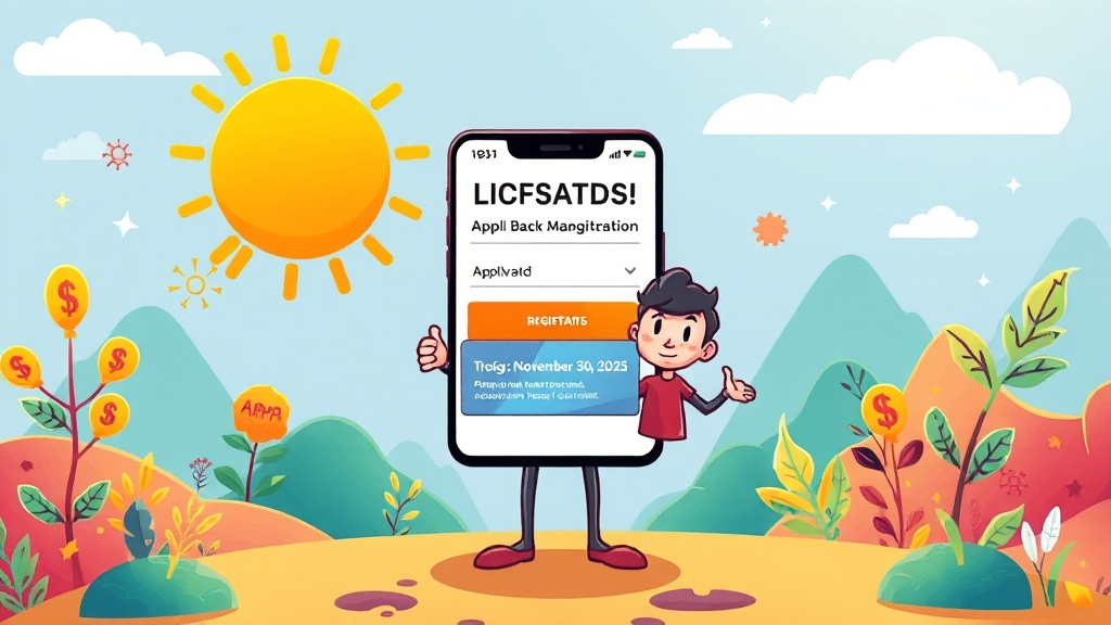 신청 방법, 쉽게 알아봐요! (cartoon 스타일)