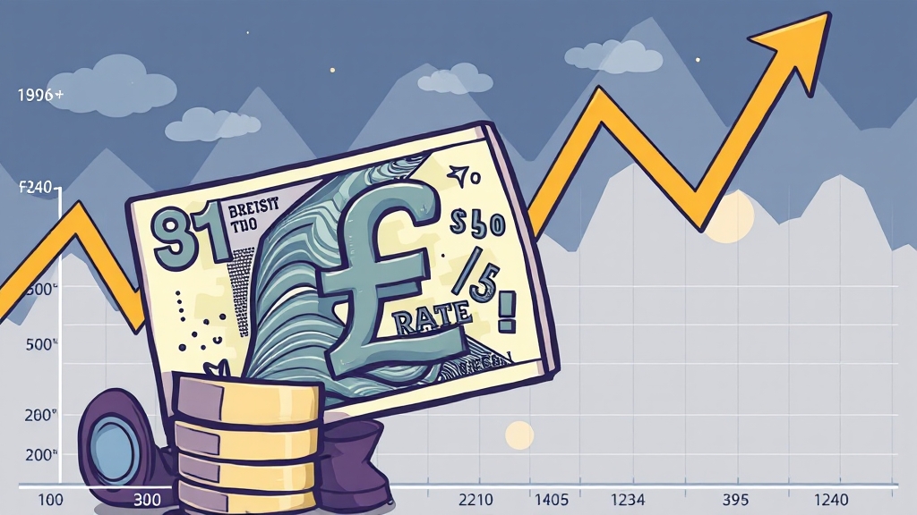 파운드 환율 영향 요인 분석 (cartoon 스타일)
