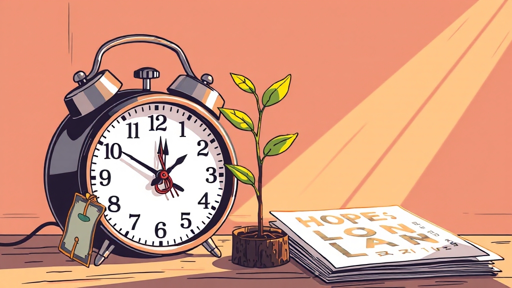 임금체불 해결: 생계비 지원 및 사업주 융자 (illustration 스타일)