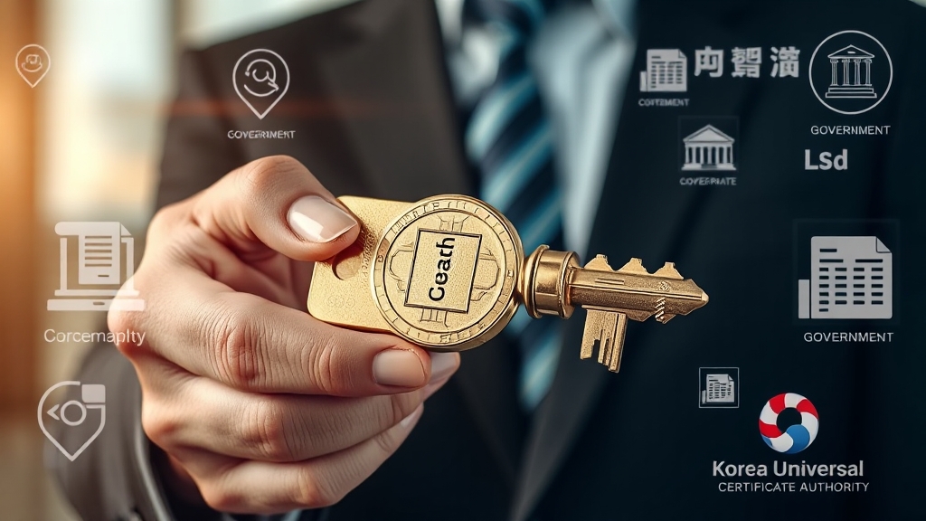 사업자 인증서, 왜 필요할까? (realistic 스타일)