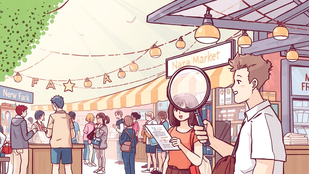 나라장터 FAQ, 궁금증 해결! (illustration 스타일)