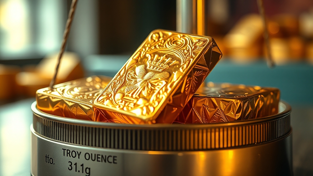 금 1온스란 무엇일까요? (realistic 스타일)