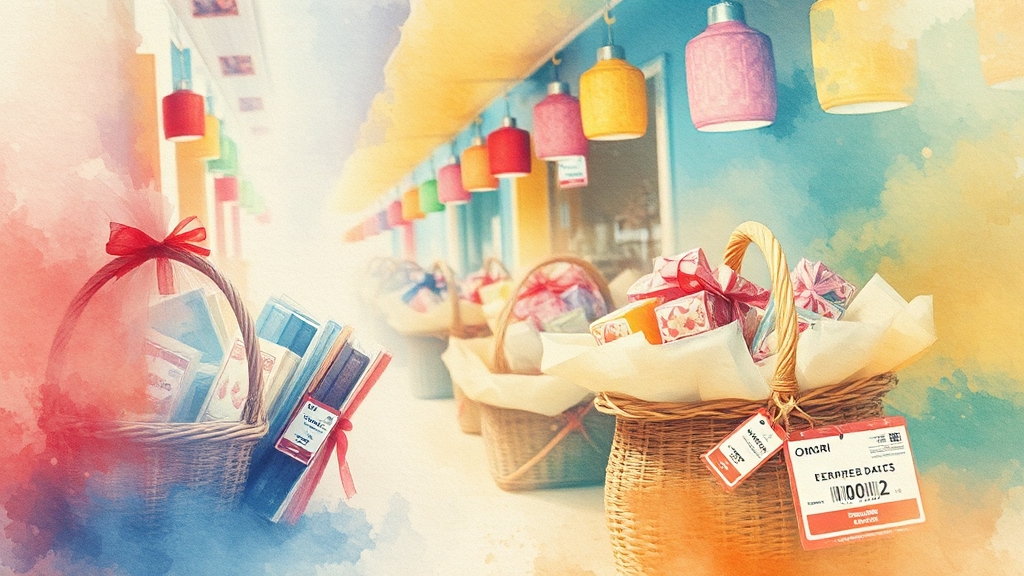 온누리상품권 사용 시 주의사항 (watercolor 스타일)