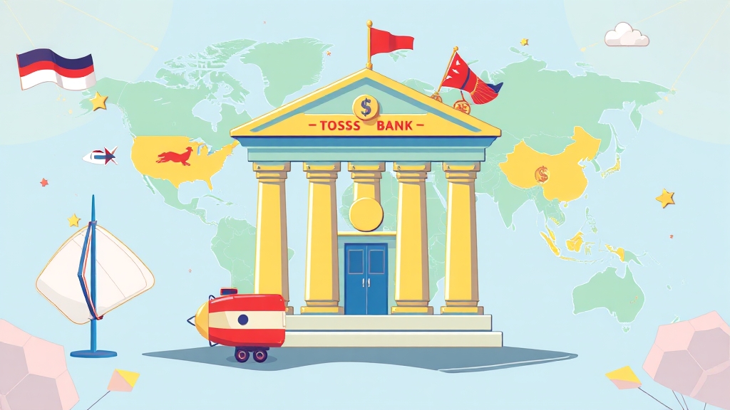 토스뱅크 외화통장이란? (illustration 스타일)