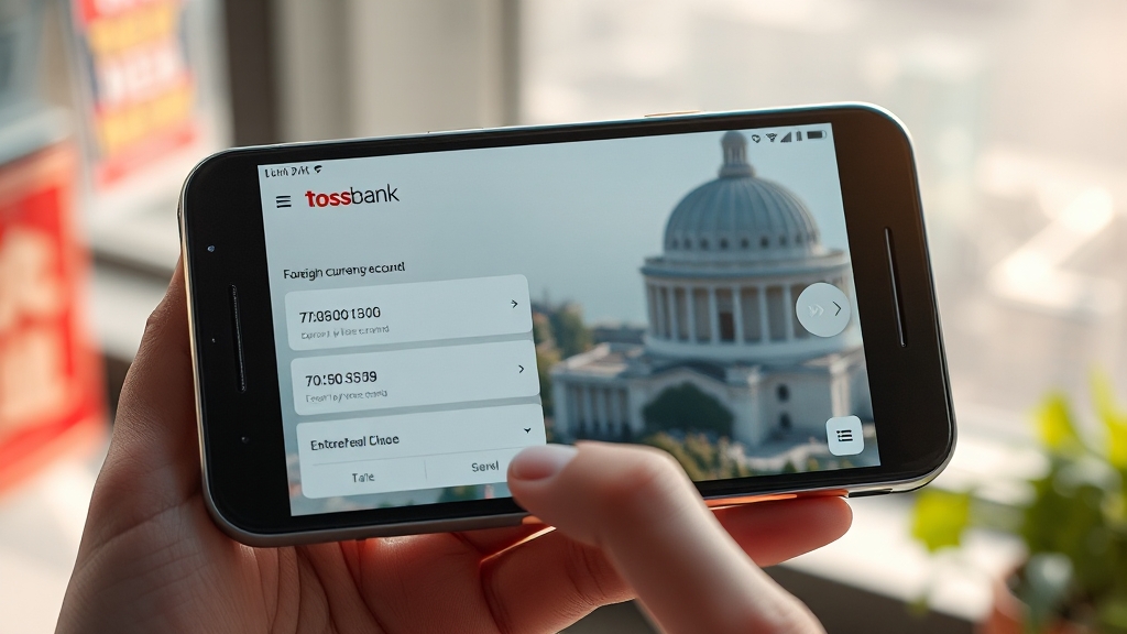 간편한 외화통장 개설 (realistic 스타일)