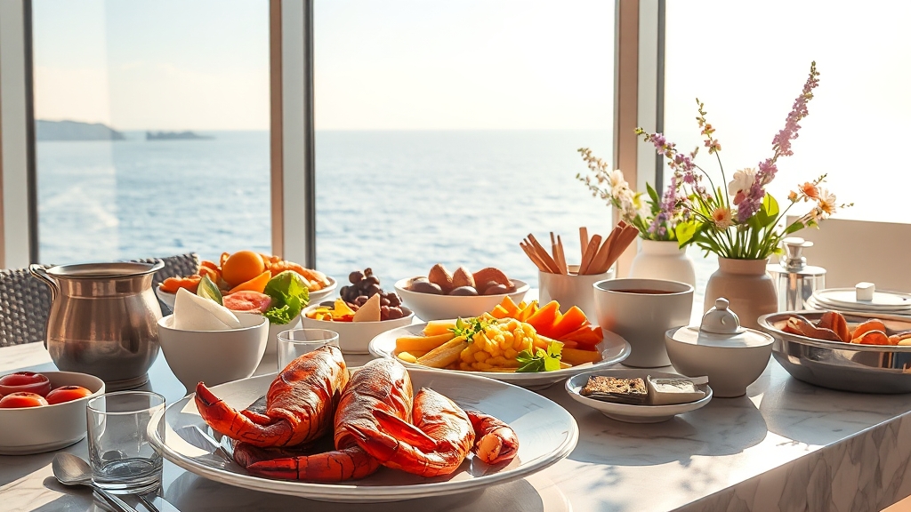 조식 뷔페 '온더플레이트' 후기 (realistic 스타일)