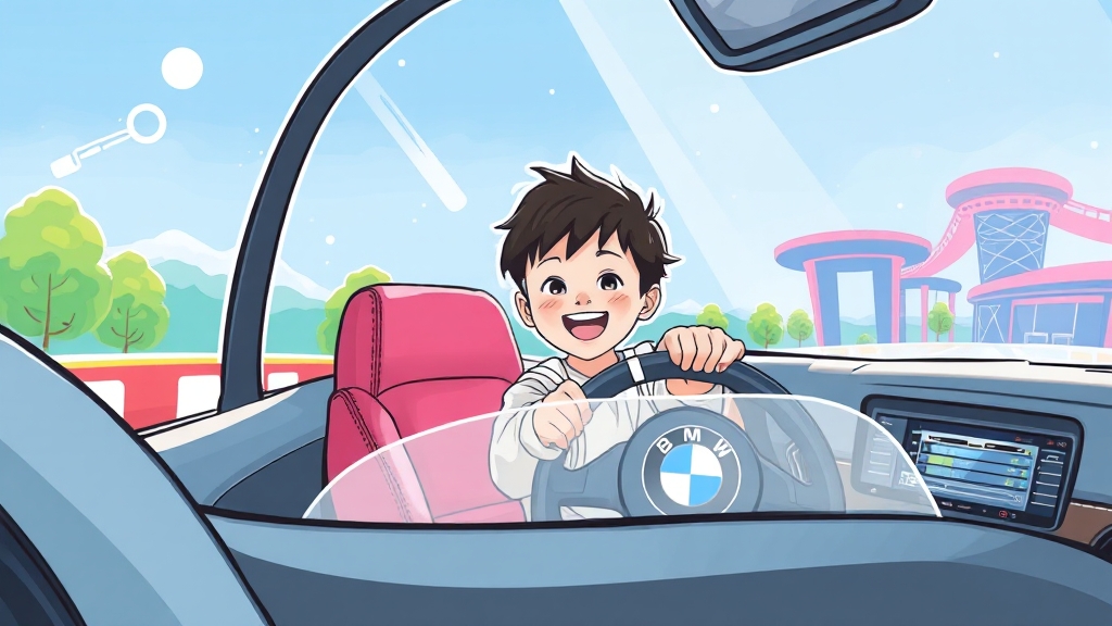 키즈존 및 가족 편의시설 (illustration 스타일)