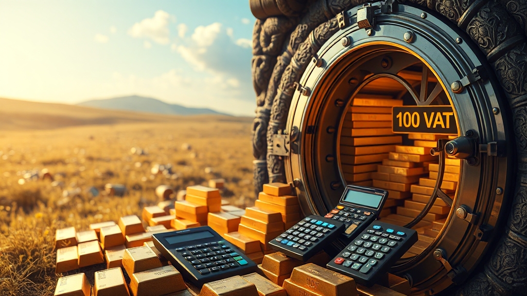 KRX 금현물 투자 시 세금 (realistic 스타일)