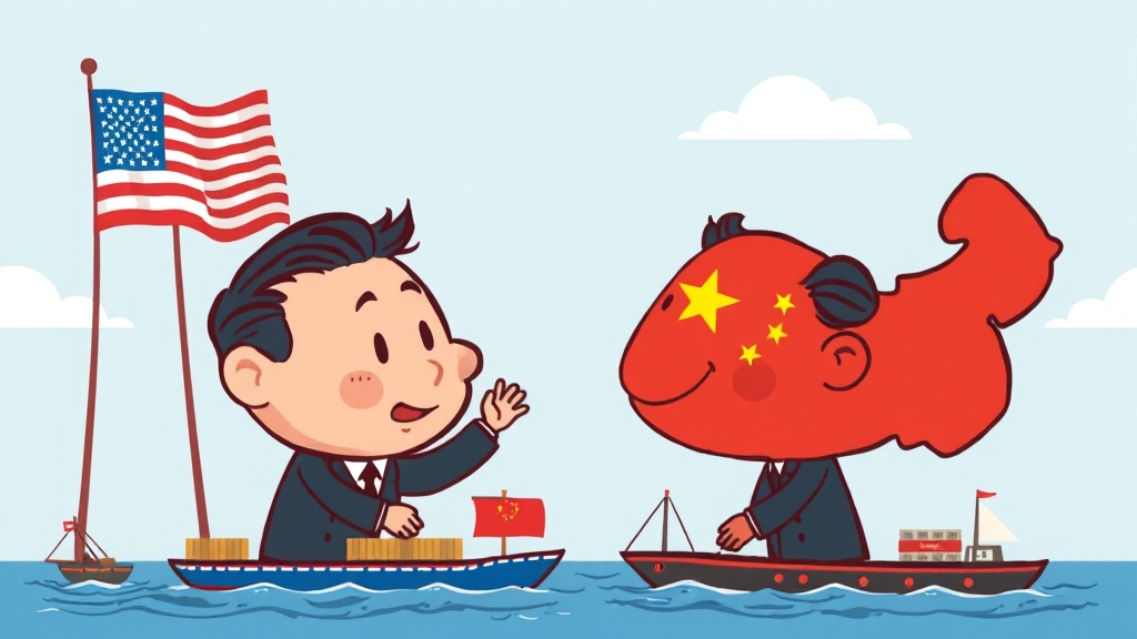 한국 경제에 미치는 영향 (cartoon 스타일)