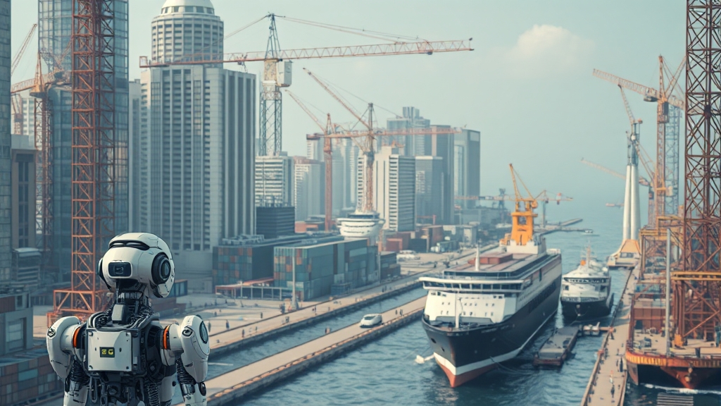 AI 기술 기반 혁신 동향 (realistic 스타일)