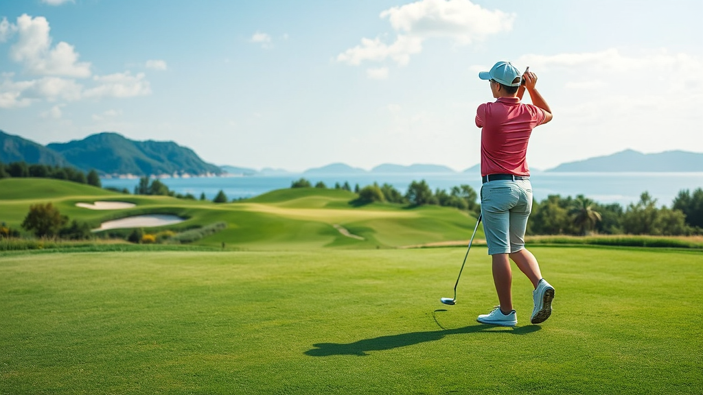 고창CC 개요 및 위치 (realistic 스타일)