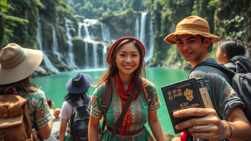 라오스 여행 유용한 팁 (realistic 스타일)