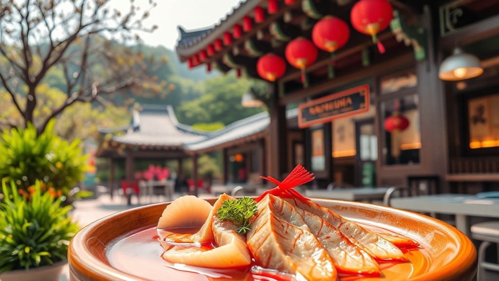 주변 관광 명소 (realistic 스타일)